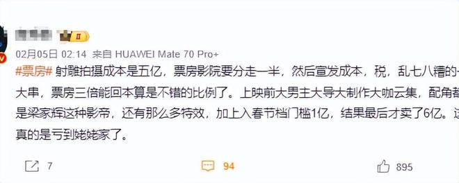 总票房破百亿！春节档最牛“钉子户”打了多少大片的脸？(图2)